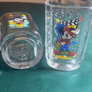 Mickey Mouse Glass Tumbler Set